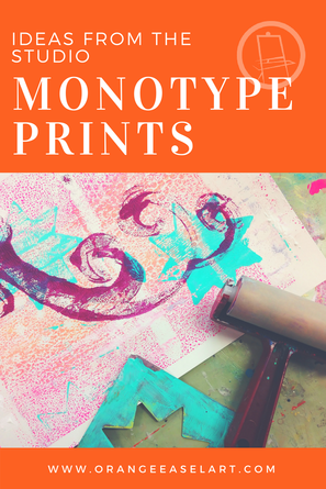 Art at Home - How do do Mono Printing using gelli plates (video tutorial) 