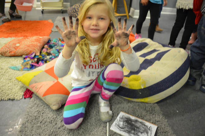 Hands-on, age appropriate learning, for preschoolers in the art room. We explore the concept of contrast (light and dark) through story and playful art making. 