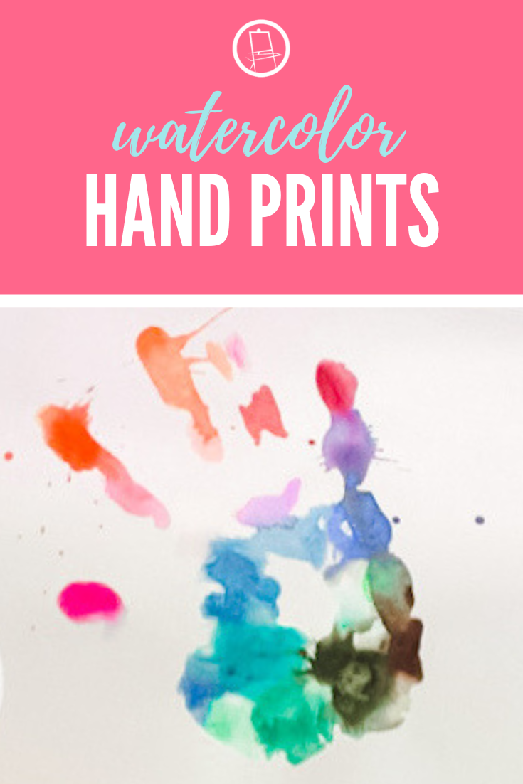 Watercolor Hand Prints are a fresh take on an old favorite. Plus, they are more acceptable to our artists with sensory issues (because it just feels wet...not messy)