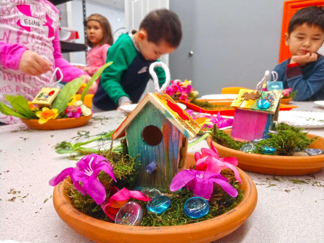 How to host your own Fairy House Art Activity for Kids Camps, Classes, and Birthday Parties