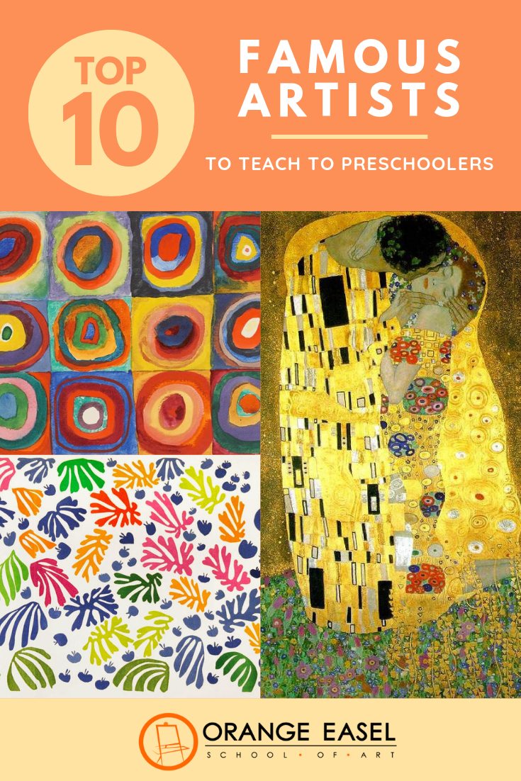 Teaching Art History to Preschoolers can be engaging and full of process art invitations. We've compiled a list of OUR favorite famous artists, why we love each one, and collection of art activity links to help you if you're planning an art history curriculum in your classroom. So, who made the list? It might surprise you...