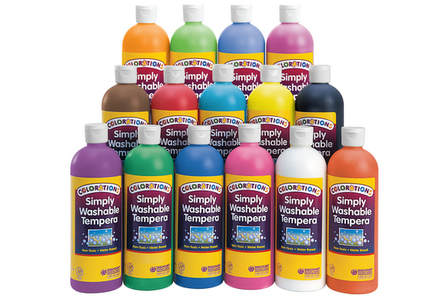 Colorations® Simply Washable Tempera Paint - 16 oz.