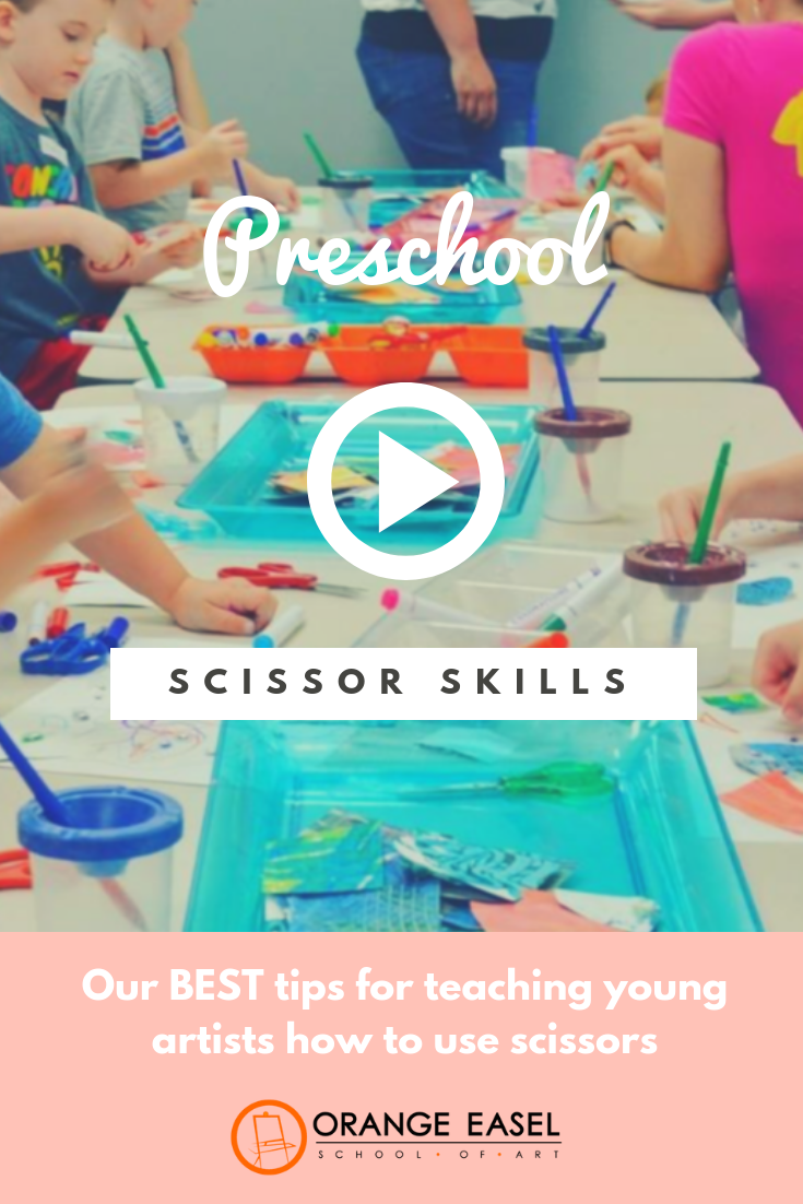 Preschool Fine Motor and Scissor Skill Development Tips and Activities from Orange Easel