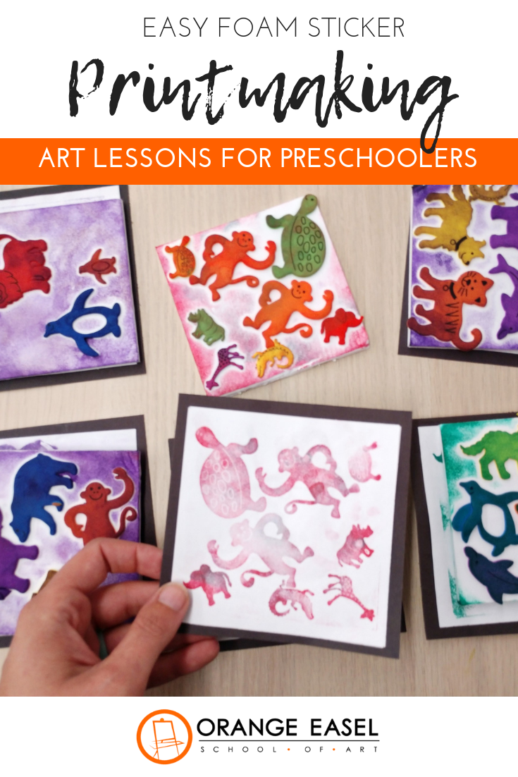 Shapes Sticker Collage for Preschoolers